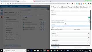 Linked Service To Azure DWH