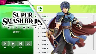 Marth Voices - Super Smash Bros Ultimate