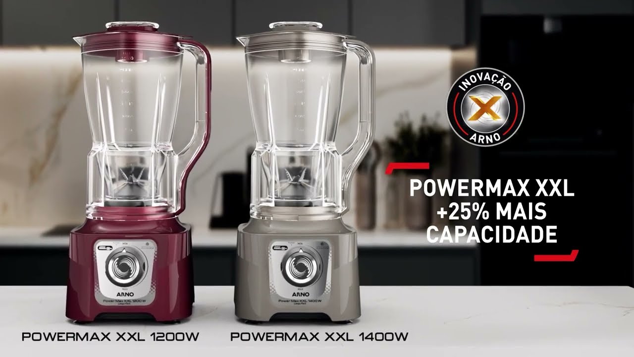 Liquidificador Arno Power Max XXL 1200W Carmim LN86 | Arno