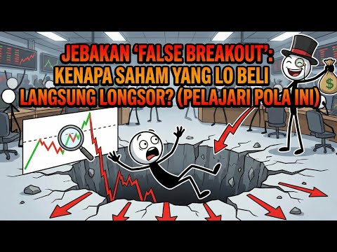 Jebakan "False Breakout": Kenapa Saham yang Lo Beli Langsung Longsor? (Pelajari Pola Ini)