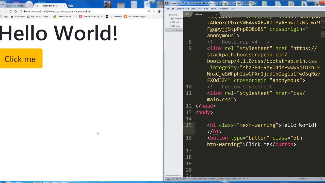 2 How to use Bootstrap - YouTube