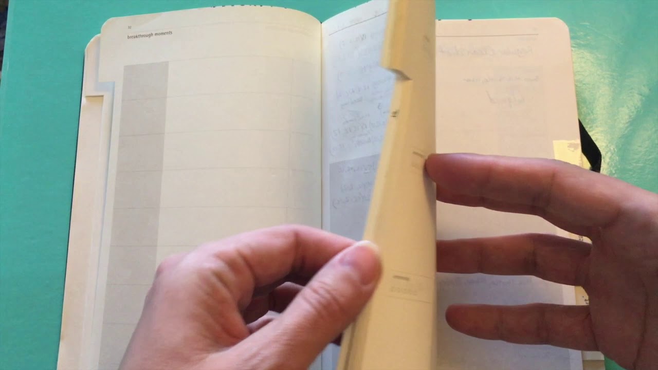 Moleskine Wellness Notebook Review YouTube