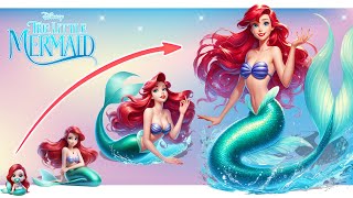The Little Mermaid Growing Up | Shiny Cartoon