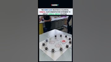 "⏳ Chemistry’s stopwatch in action – the iodine clock reaction turns time into color!". #clock #time