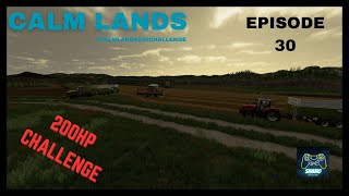 Calm lands / 200HP Challenge / Episode 30 / #FS22 /  Wheat coming out of our ears!