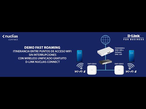 Fast Roaming demo y configurar en D Link Nuclias Connect WiFi Unified Wireless