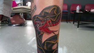 Traditional Snake Tattoo