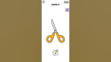 Draw A Line Level 3 answer - Tricky Brain Test Gameplay Solution Walkthrough