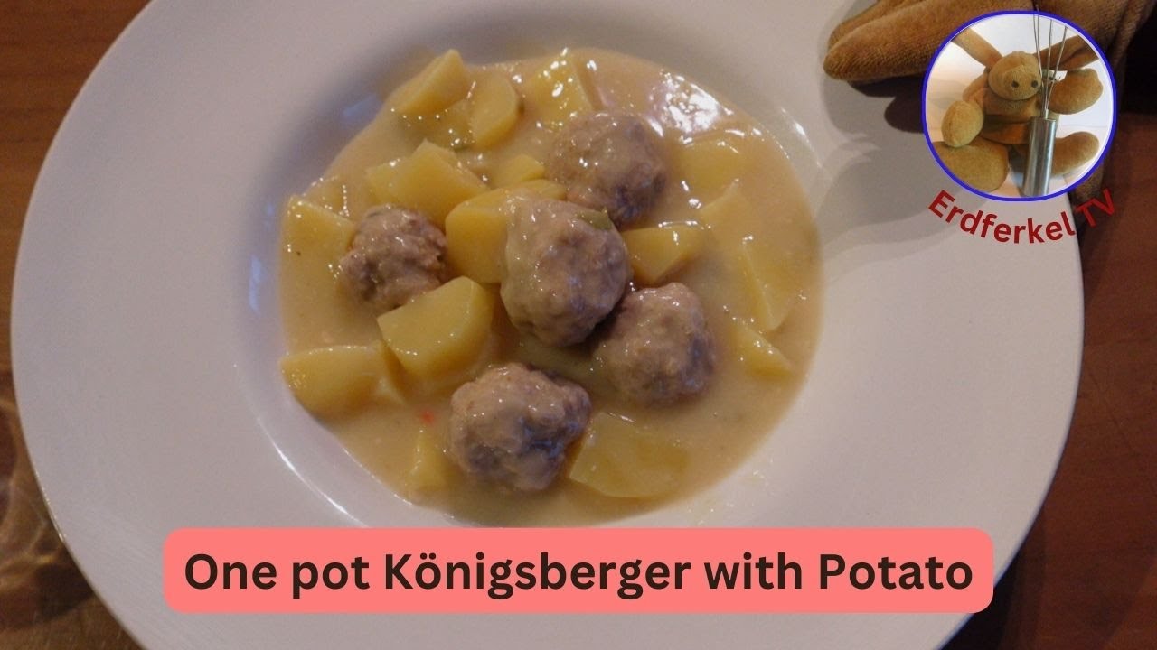 One Pot Königsberger Klopse mit Kartoffeln, leicht und einfach kochen