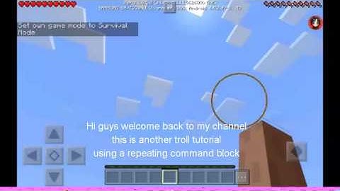 (Traps and Trolls)Easy thunder troll tutorial using repeating command blocks (1.0.5)