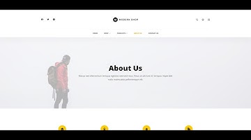 Modern Shop Woocommerce Web Design