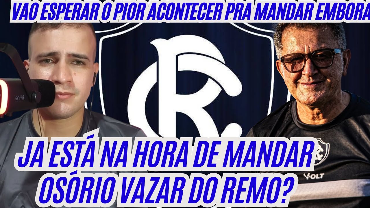 Vão esperar o Pior para mandar o Osório embora?Qual sua opinião Torcedor Azulino?