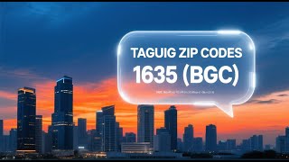 BGC, McKinley Hill, & Taguig City ZIP Codes: Full Postal Code Guide