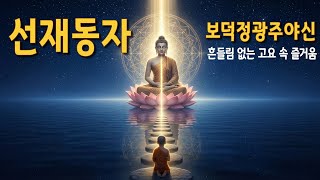 선재동자 32편 흔들림 없는 고요 속 즐거움 보덕정광주야신