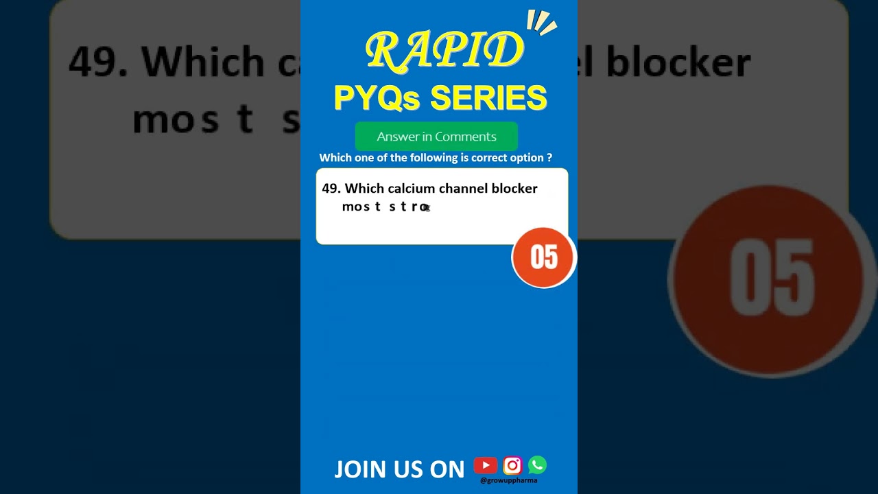 RAPID PYQs Series 10|| GPAT 2021 || for 