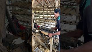 Clay Roof tile making process #trending #construction #woodworking #creatives #machine #rooftile