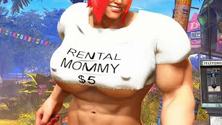 MARISA (Rental Mommy) vs RYU (Kratos GOW4) - Street Fighter 6 MOD 4K