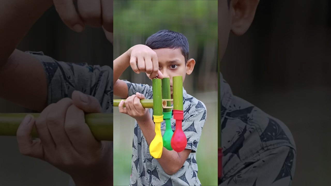 Bamboo Balloon DIY with 3 Tubes | Creative Eco Toy Craft