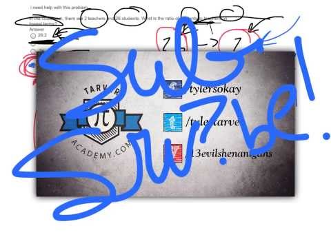 Ratios in Lowest Terms FTW!!!!!! Instructional Video