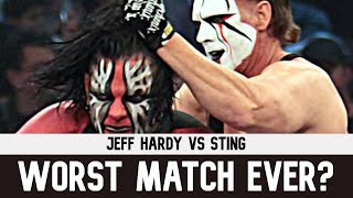 Jeff Hardy Vs Sting At Tna Victory Road 2011  The Worst Wrestling Match Ever
