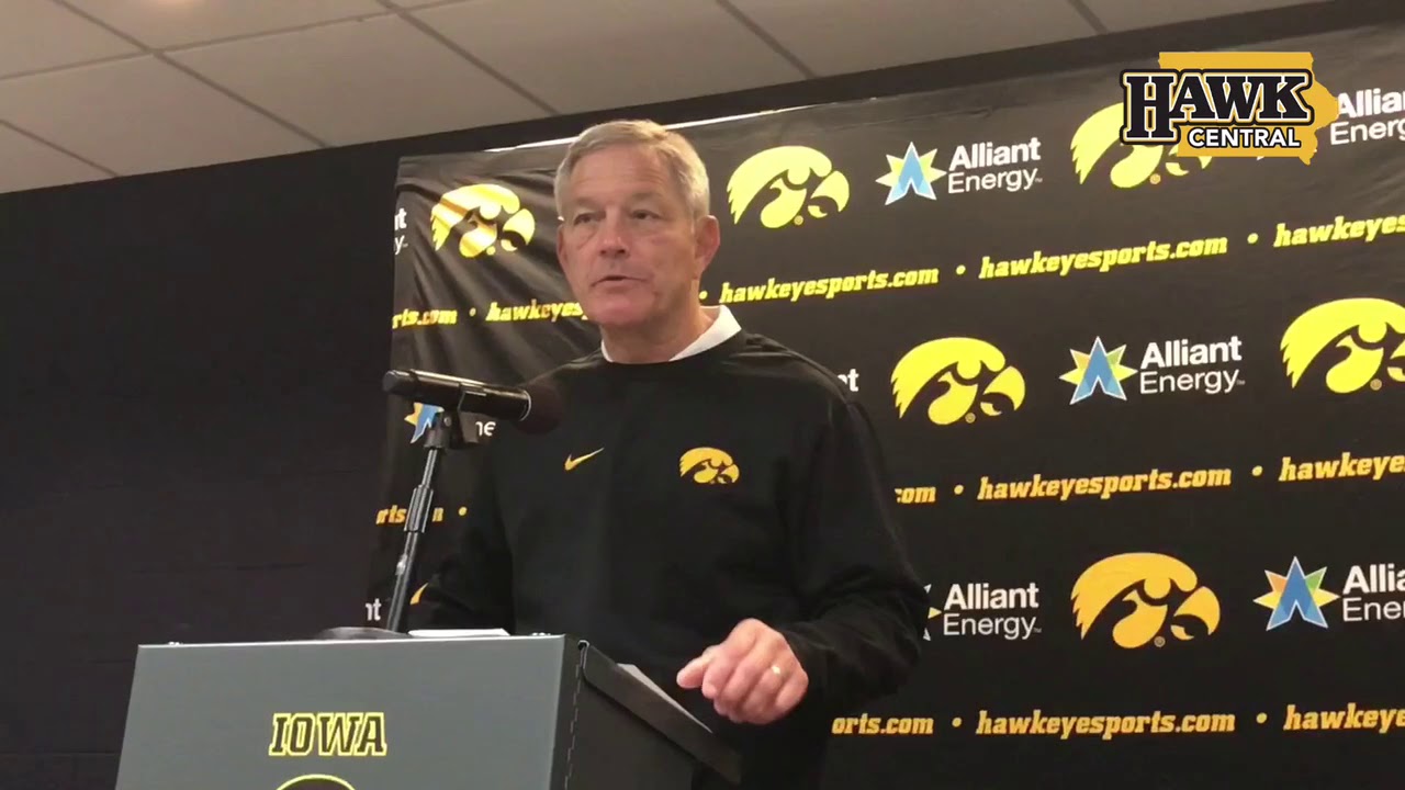 Iowa football coach Kirk Ferentz Michigan postgame (10.5.19) YouTube