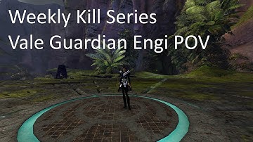 GW2: Weekly Vale Guardian Kill [qT] Engi POV 3:45 Left On Timer