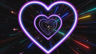 Сердечки Фон | Heart | Neon | Движение | Футажи | Animation | Background Video | Футажор