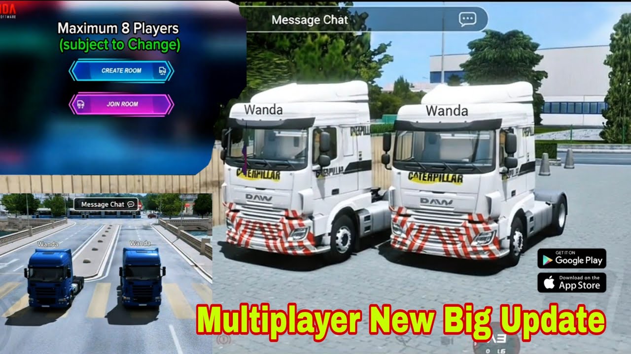 Finally Released Multiplayer New Update 0.7.43 Truckers Of Europe 3 New Upgraded 