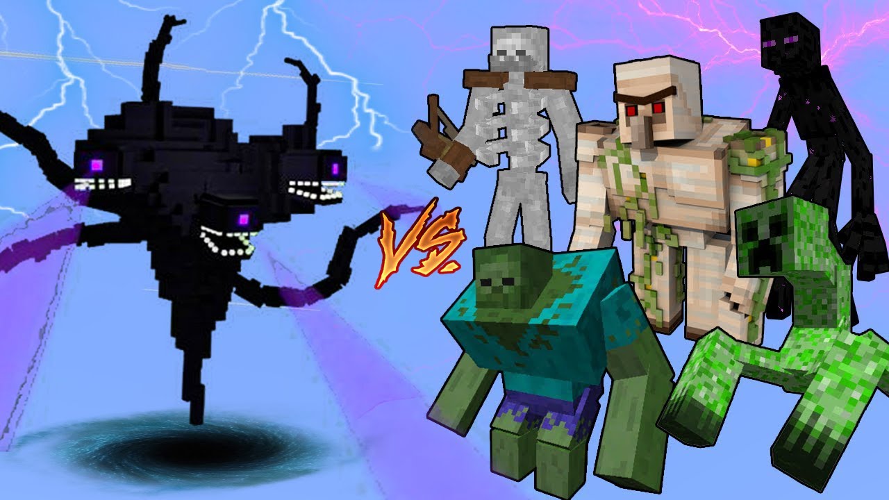 Wither Storm Vs. Mutant Monsters in Minecraft YouTube