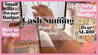 Cash Envelope Stuffing + Sinking Funds | March 2022| Baddies & Budgets