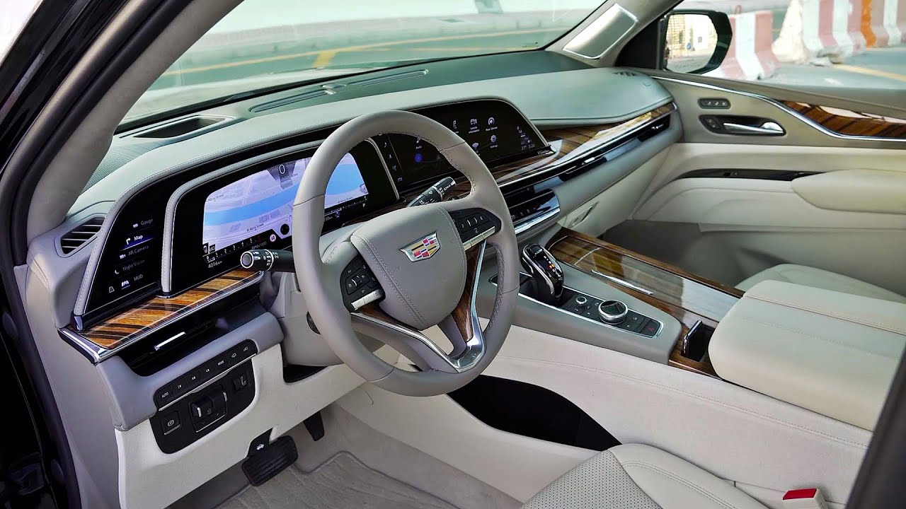 2021 Cadillac Escalade Premium - INTERIOR - YouTube