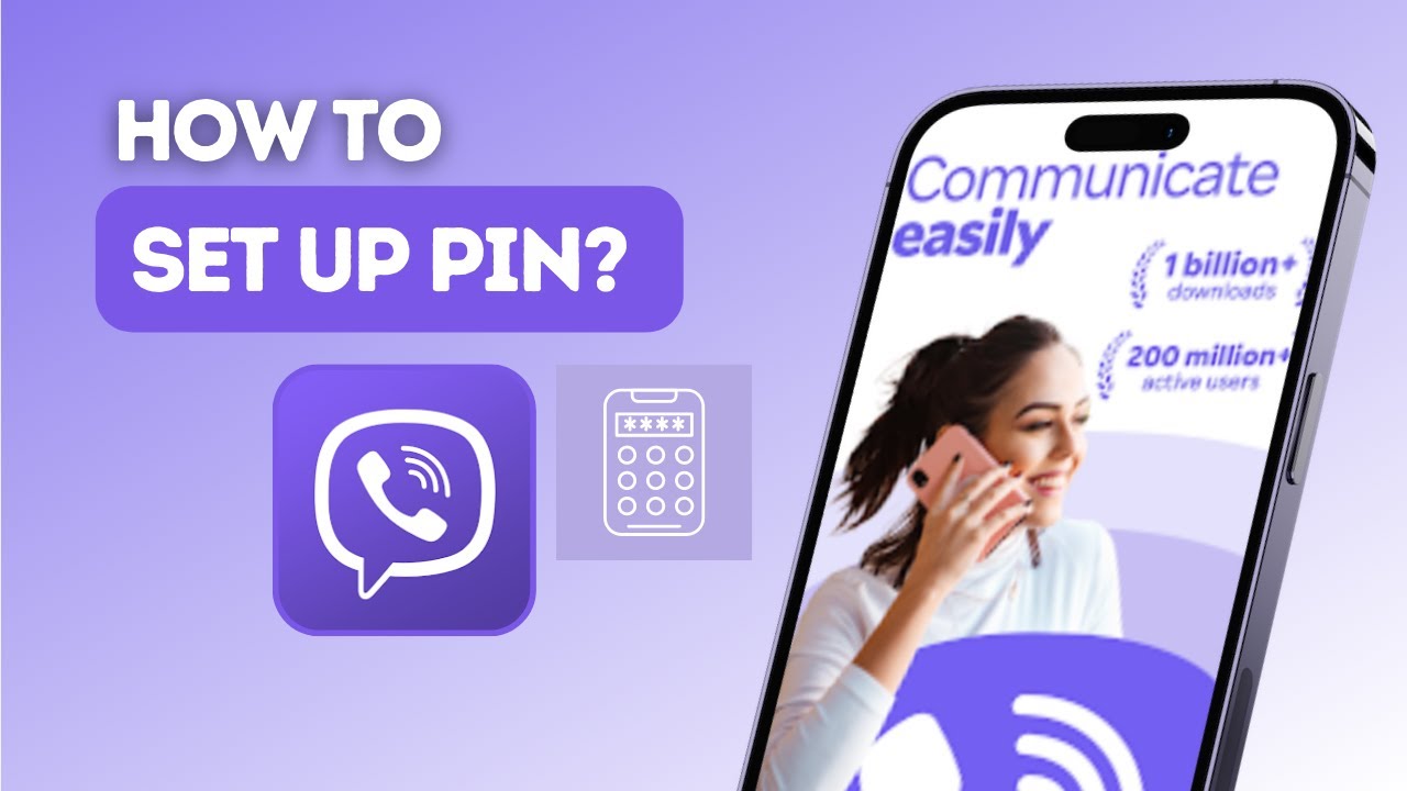 How to set up a PIN code on Viber? - YouTube