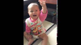生後8カ月 名前を認識(20150610)