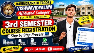 RTV 3rd Semester Course Registration | Major & Minor Subject confusion 🤔 | Step by Step Process 🚨