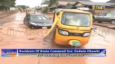 Benin residents commend Gov. Obaseki for awarding road contracts