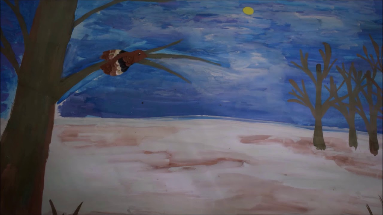 Мультфильм "О чем поют воробушки" Передерина Ксения, 9 лет - YouTube