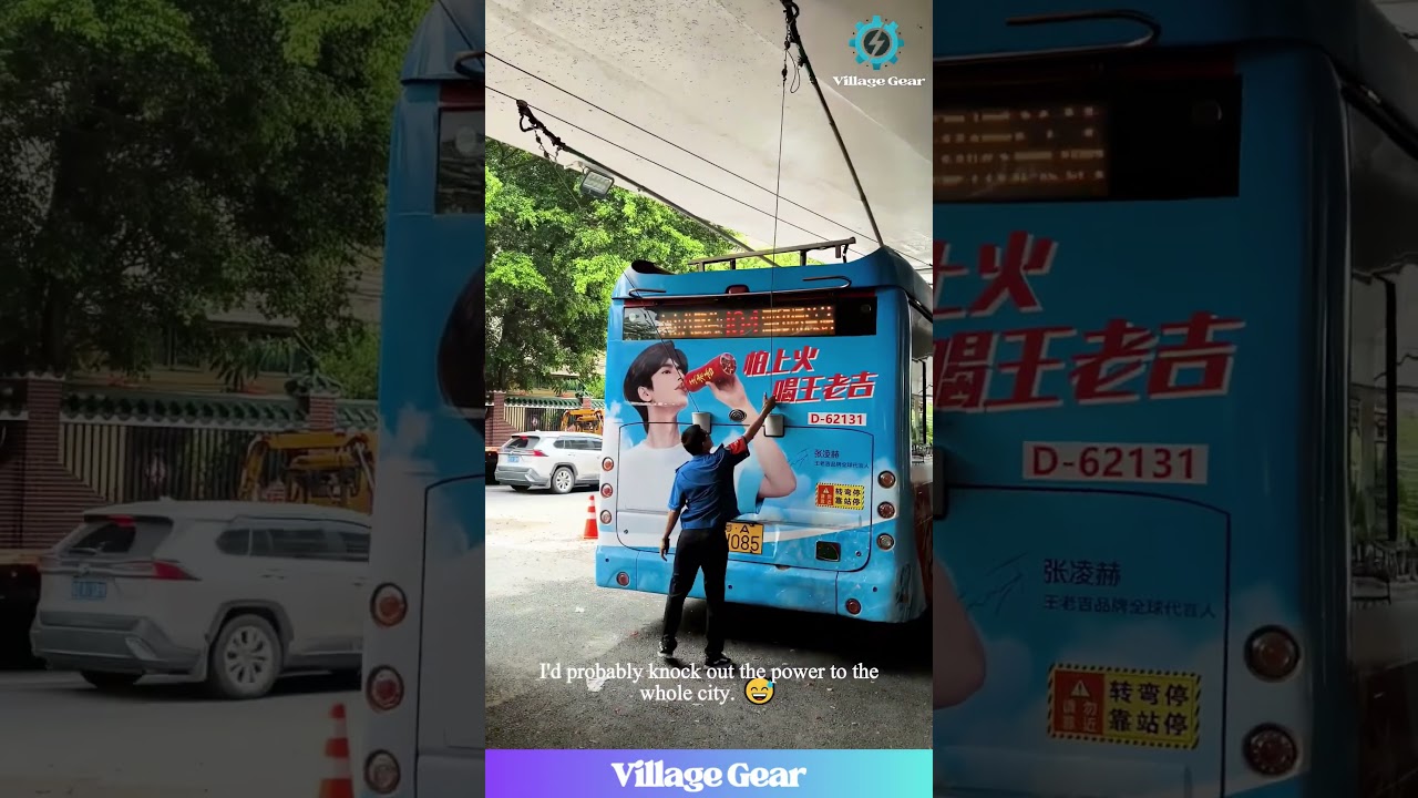 Ever Wondered How They Fix This?!🤔 Bus Drivers Have Some SERIOUS Skills! You Have to See This! 