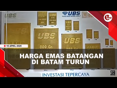 HARGA EMAS BATANGAN DI BATAM TURUN SEKITAR 35 RIBU RUPIAH | U-NEWS