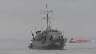 M190209D 海上自衛隊 平成30年機雷戦訓練(伊勢湾) 掃海艇入港③