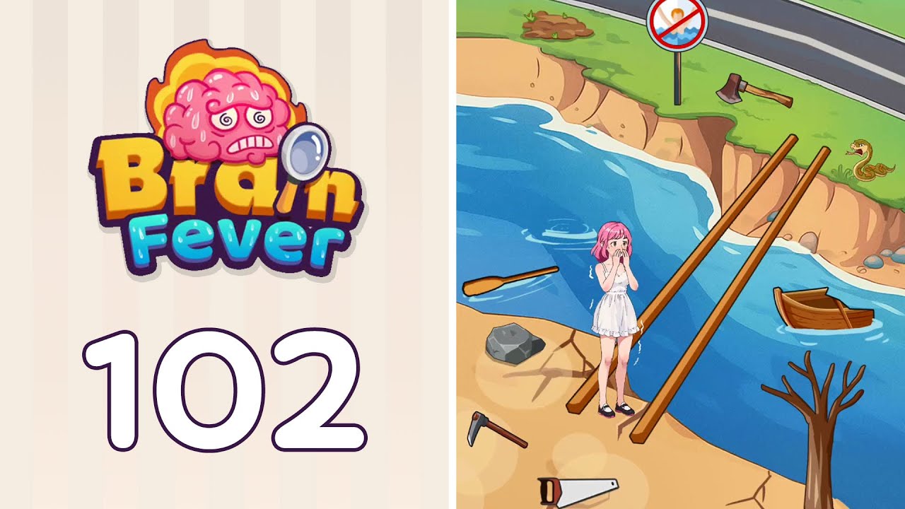 Brain Fever: Puzzle Game Level 102 - YouTube