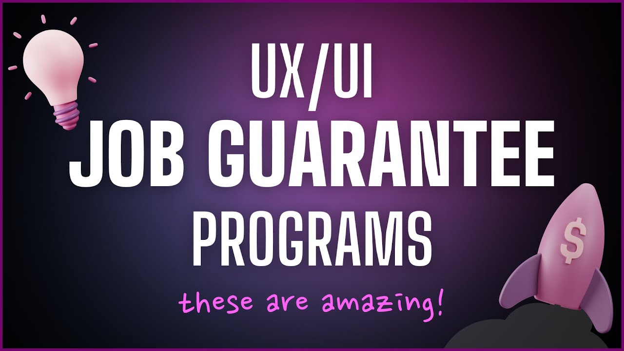UX Design Courses With Job Guarantee! *Finally Possible* | Design ...