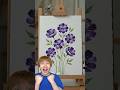 experimento Garlic + Blue Paint = Beautiful Flower ArtCaption: #ai#art#painting#garlicart#bluepaint