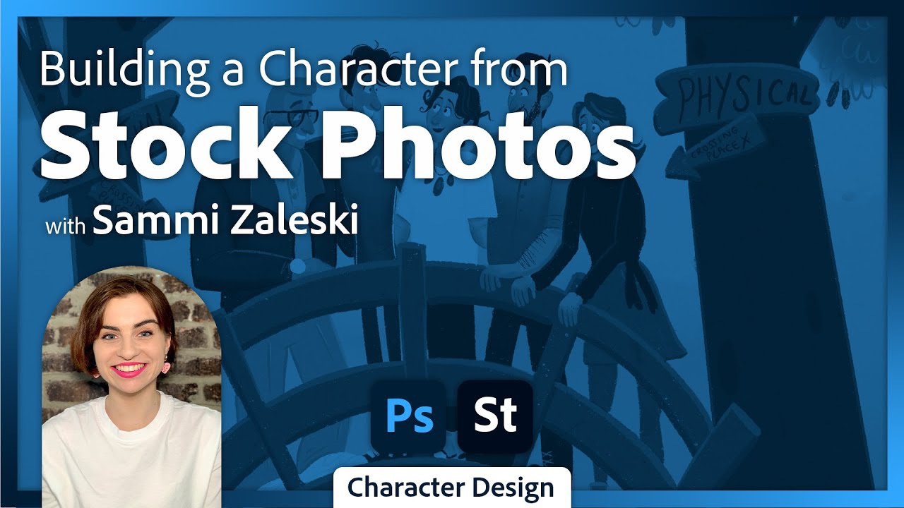 Sketching Unique Characters in Adobe Photoshop with Sammi Zaleski