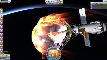 KSP returning with a class C asteroid
