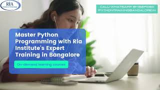 Python Training in Bangalore