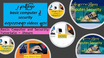 2 Hours Of Basic Computer And Security Tutorials In One Video! | In Burmese