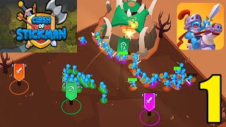 Clash of Stickman - Gameplay, Walkthrough (Android, iOS)  Part 1 screenshot 4