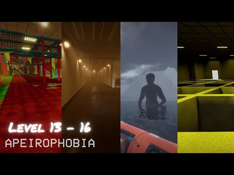 Apeirophobia - Level 13 to 16  Full Walkthrough (HOW TO BEAT) *Escaping  The Backrooms* [ROBLOX] 