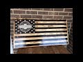 American Flag Torched | Made out of 2x4's