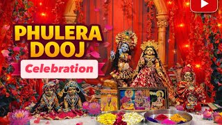 Phulera dooj celebration in Vrindavan #krishnadevotee7 #radheradhe #laddugopal #krishna #radhe 